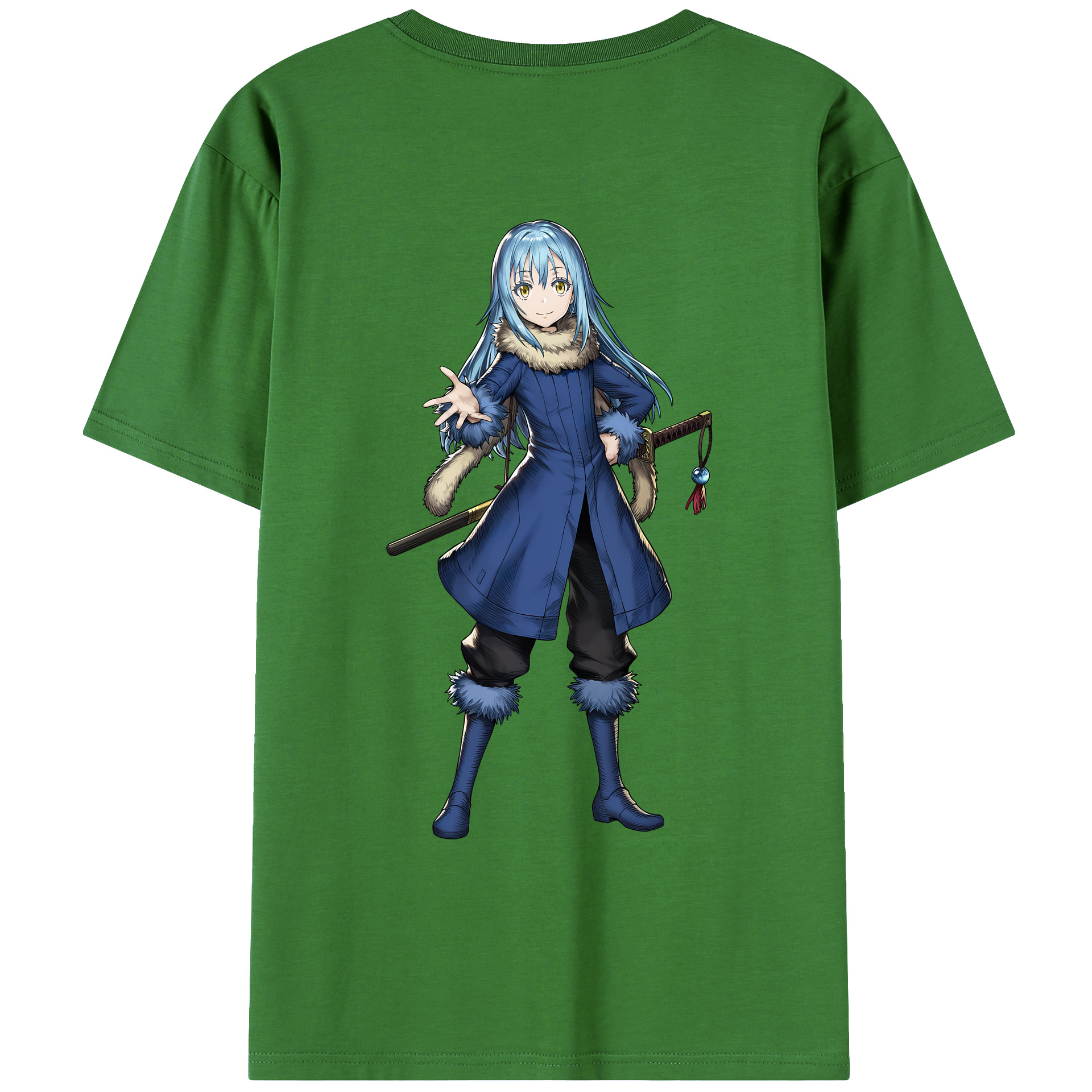 （画像用） 転スラ Regarding Reincarnated to Slime レディース半袖Tシャツ(バックプリント)